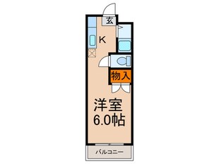 ドミュ－ル代沢の物件間取画像